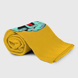 Плед флисовый Черепок, цвет: 3D-велсофт — фото 2