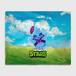 Плед флисовый Сквик Squeak Brawl Stars, цвет: 3D-велсофт
