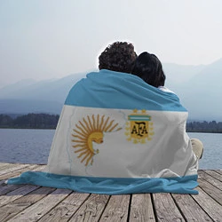 Плед флисовый Сборная Аргентины, цвет: 3D-велсофт — фото 2