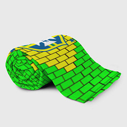 Плед флисовый Сборная Бразилии, цвет: 3D-велсофт — фото 2