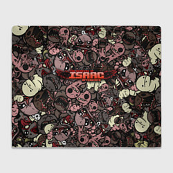 Плед флисовый Binding of Isaac Stickerbomb, цвет: 3D-велсофт