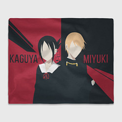 Плед флисовый Kaguya and Miyuki, цвет: 3D-велсофт