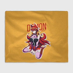 Плед флисовый Demon Ameri, цвет: 3D-велсофт