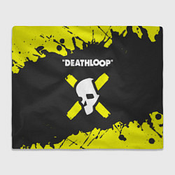 Плед флисовый Deathloop - Paint, цвет: 3D-велсофт