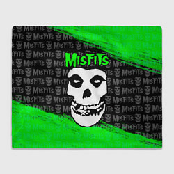 Плед флисовый MISFITS 3, цвет: 3D-велсофт