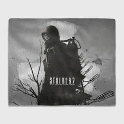 Плед флисовый STALKER 2, цвет: 3D-велсофт