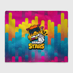 Плед флисовый Грифф Griff Brawl Stars, цвет: 3D-велсофт