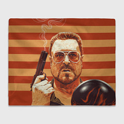 Плед флисовый Walter Sobchak, цвет: 3D-велсофт