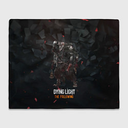 Плед флисовый Dying light зомби, цвет: 3D-велсофт