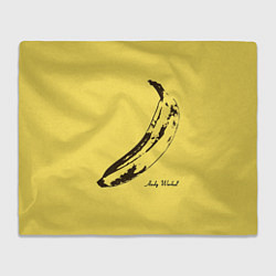 Плед флисовый Энди Уорхол - Банан, цвет: 3D-велсофт