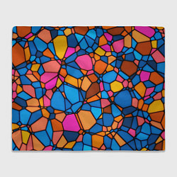 Плед флисовый Mosaic, цвет: 3D-велсофт