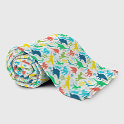 Плед флисовый DINOSAUR, цвет: 3D-велсофт — фото 2