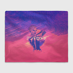Плед флисовый Лиара, цвет: 3D-велсофт