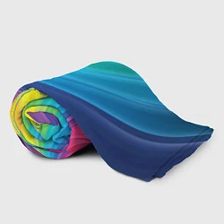 Плед флисовый Радуга, цвет: 3D-велсофт — фото 2