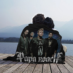 Плед флисовый Papa Roach band, цвет: 3D-велсофт — фото 2