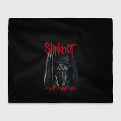 Плед флисовый MICK THOMPSON SLIPKNOT СЛИПКНОТ Z, цвет: 3D-велсофт