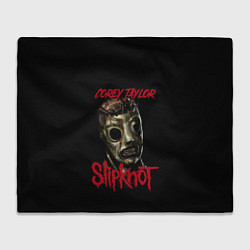 Плед флисовый COREY TAYLOR SLIPKNOT СЛИПКНОТ Z, цвет: 3D-велсофт