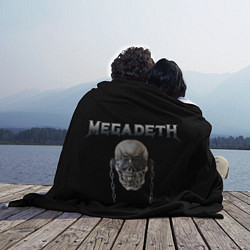 Плед флисовый Megadeth, цвет: 3D-велсофт — фото 2