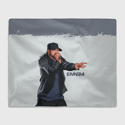 Плед флисовый EMINEM ЭМИНЕМ Z, цвет: 3D-велсофт