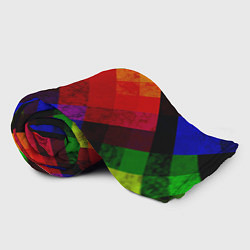 Плед флисовый Яркий геометрический узор, цвет: 3D-велсофт — фото 2