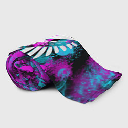 Плед флисовый FREE FIRE NEON, цвет: 3D-велсофт — фото 2