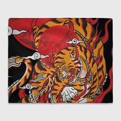 Плед флисовый Год тигра, цвет: 3D-велсофт
