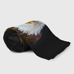 Плед флисовый Белоголовый орлан, цвет: 3D-велсофт — фото 2
