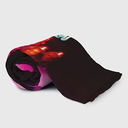 Плед флисовый Deep Purple - Burn, цвет: 3D-велсофт — фото 2