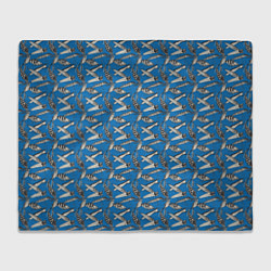 Плед флисовый Рыболовные Приманки, цвет: 3D-велсофт