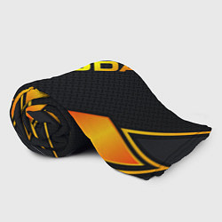 Плед флисовый Skoda Gold Шкода, цвет: 3D-велсофт — фото 2