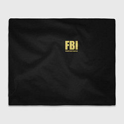 Плед флисовый FBI Female Body Inspector, цвет: 3D-велсофт