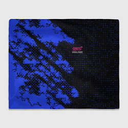 Плед флисовый SUBARU STI СУБАРИСТ, цвет: 3D-велсофт