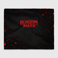 Плед флисовый DUNGEON MASTER BLOOD ГАЧИМУЧИ, цвет: 3D-велсофт