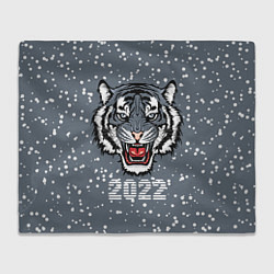 Плед флисовый Водяной тигр 2022, цвет: 3D-велсофт