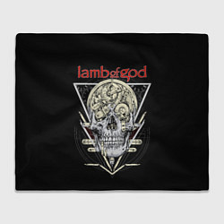 Плед флисовый Lamb of God, Legion: XX, цвет: 3D-велсофт