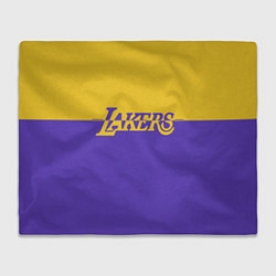 Плед флисовый KobeBryant Los Angeles Lakers,, цвет: 3D-велсофт