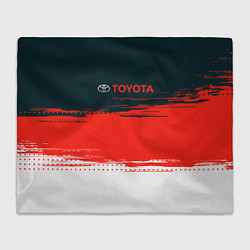 Плед флисовый Toyota Texture, цвет: 3D-велсофт