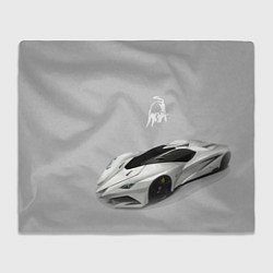 Плед флисовый Lamborghini Concept sketch, цвет: 3D-велсофт