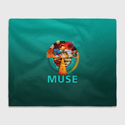 Плед флисовый The Resistance - Muse, цвет: 3D-велсофт