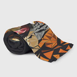 Плед флисовый Тигр в гневе, цвет: 3D-велсофт — фото 2