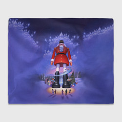 Плед флисовый New Years Nutcracker giant, цвет: 3D-велсофт