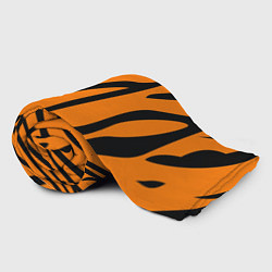 Плед флисовый Текстура тиграtiger, цвет: 3D-велсофт — фото 2