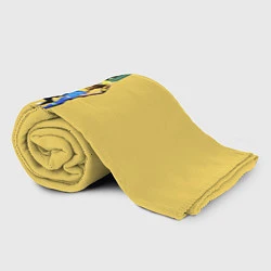 Плед флисовый Неймар Сборная Бразилии, цвет: 3D-велсофт — фото 2