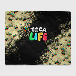 Плед флисовый Toca Life Тока Бока, цвет: 3D-велсофт