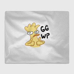 Плед флисовый Утка GG WP, цвет: 3D-велсофт