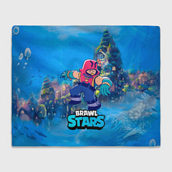 Плед флисовый Grom Brawl Stars art, цвет: 3D-велсофт