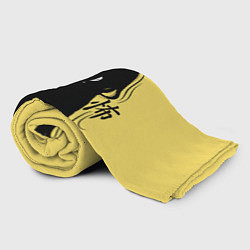 Плед флисовый Yellow Miko, цвет: 3D-велсофт — фото 2
