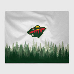 Плед Minnesota Wild, Миннесота Уайлд Лес
