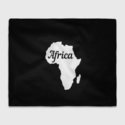 Плед Африка на чёрном