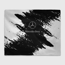 Плед флисовый Mercedes-Benz Авто, цвет: 3D-велсофт